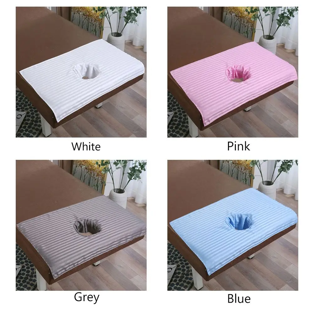 Soft Polyester with Hole Beauty for Salon SPA Massage Table Bed Cover Sheets beauty salon bed sheet
