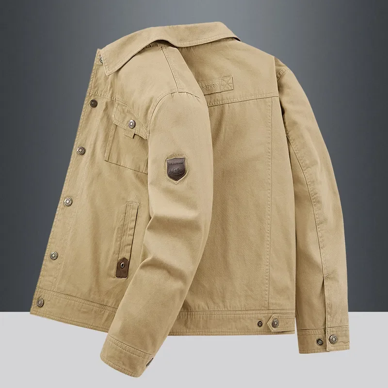 Waterproof Men's Tactical Multi-Pocket Windbreaker Jacket - Wear-Resistant, Thin Cargo Coat