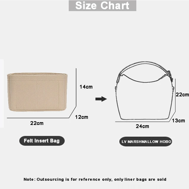 Bag Organizer for Louis Vuitton Marshmallow Hobo