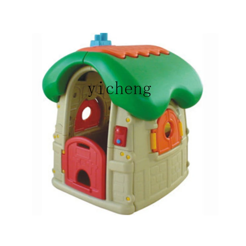 Tqh Game House Plastic Children's Naughty Paradise Outdoor Play House Chocolate Forest Factory Direct