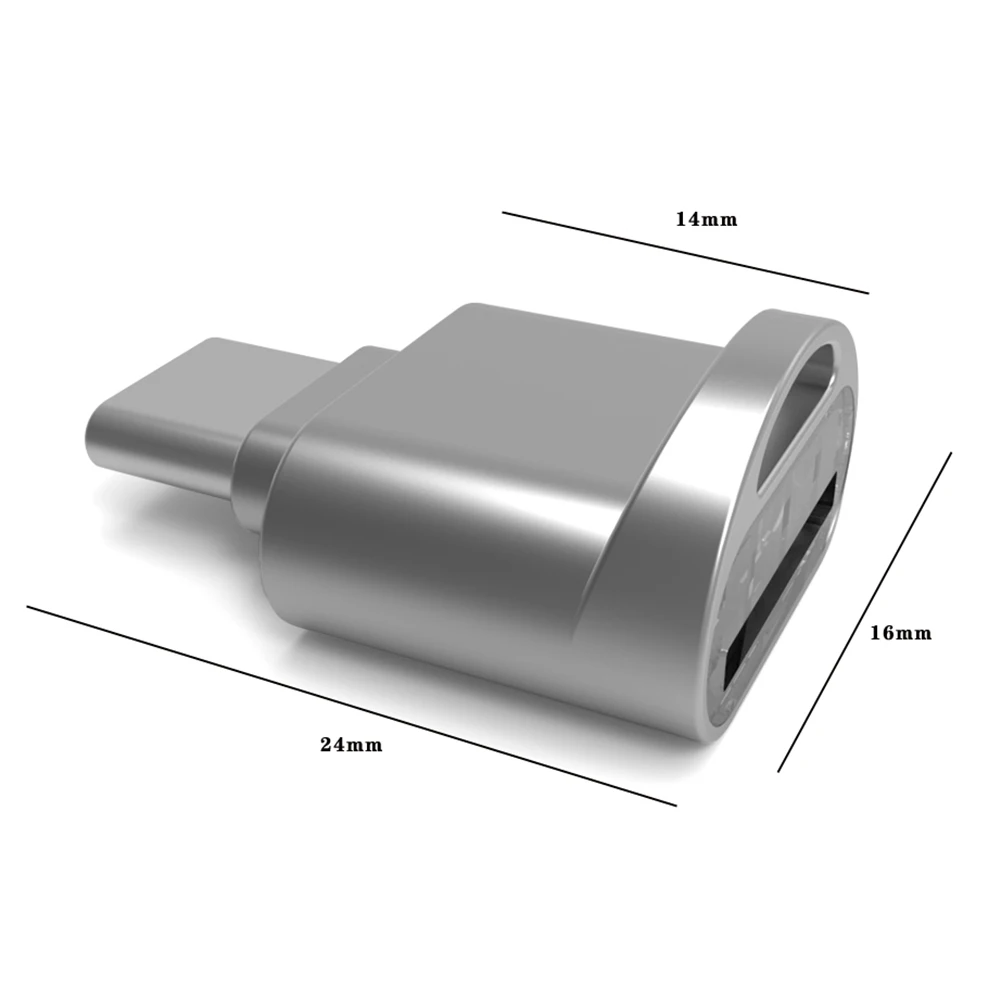 휴대용 USB C 타입 OTG TF 메모리 카드 리더, 휴대폰 태블릿 노트북 데스크탑용
