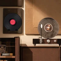 30/6PCS Acrylic Record Display Stand Wall Mount Clear Vinyl Records Floating Shelves Multipurpose LP Record Album Storage Rack 2