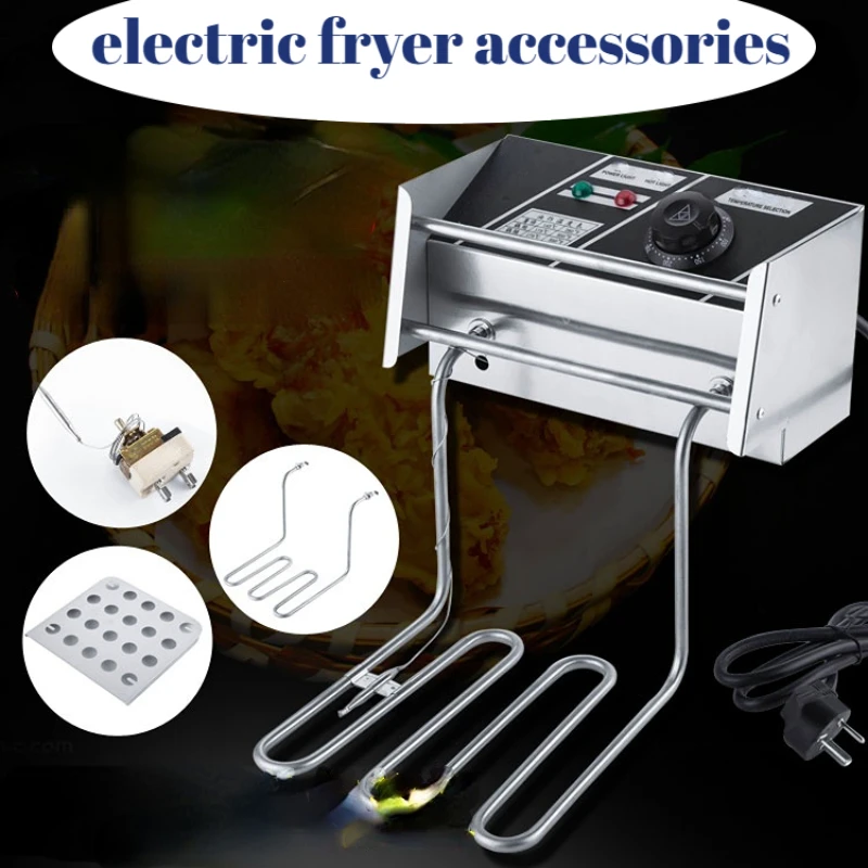 Electric commercial deep fryer accessories fryer machine heating