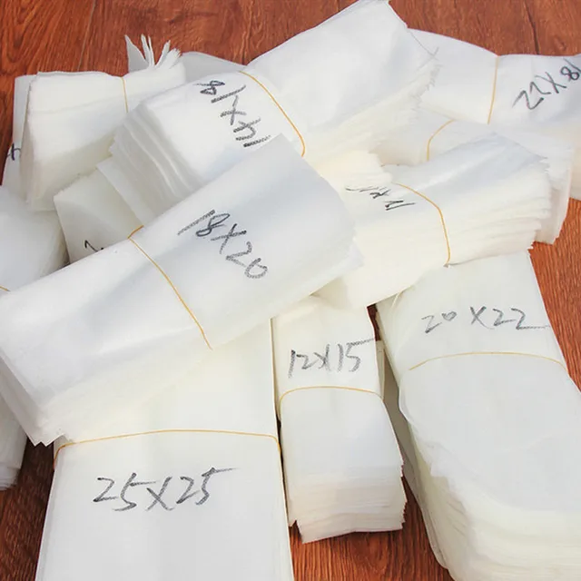 Új 100Db Palánták Növények Óvodai Zsákok Organic Biodreate Biode Degradable Grow Tags Szövet Környezetbarát Szellőztető Ültetési Táskák - Image 4