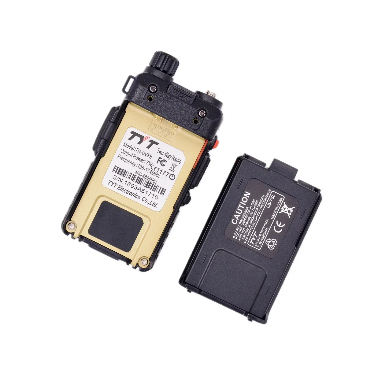 TYT LB75L Li-ion Battery Pack DC 7.4V 1600mAh for UVF8D TH F8 UVF8 Ham Radio Power Supply Accessory Replacement 6