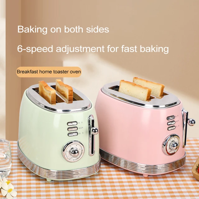 Toaster 2 Slice Stainles Steel Bread Extra Wide Slot Compact Toasters,Electrical  Small Bread Machine For Waffles - AliExpress