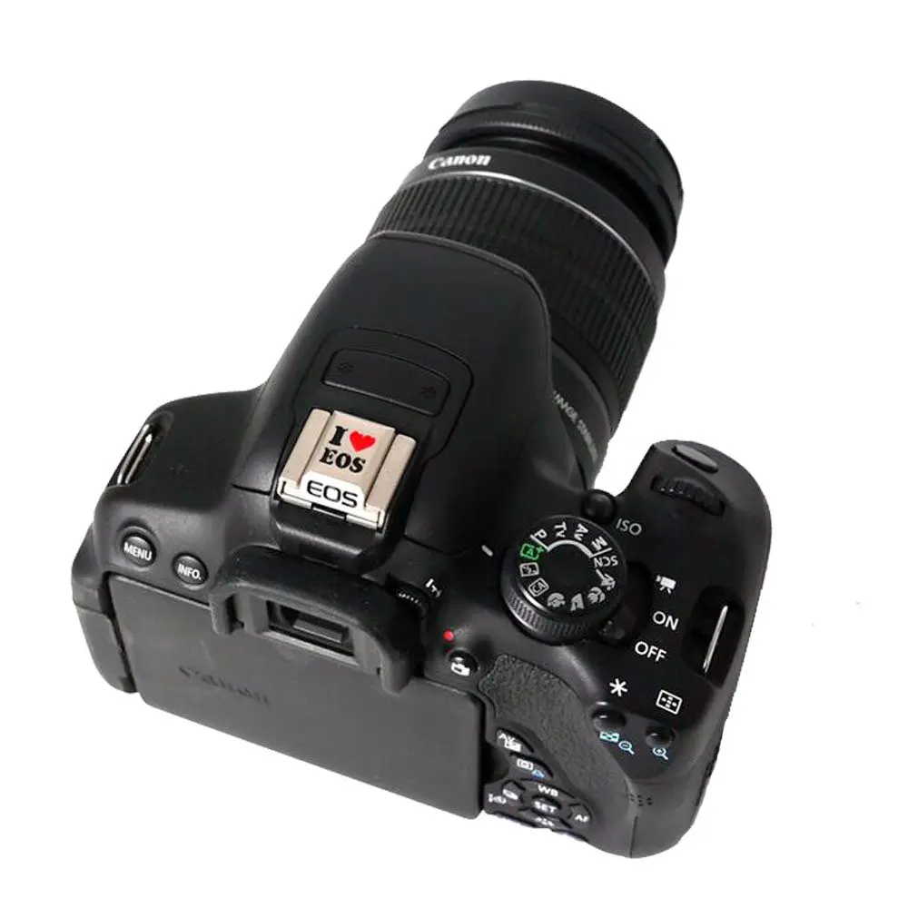 캐논 EOS 5D 마크 IV 5D4 800D 750D 5D3 60D 80D 70D 760D 레블 T7i T6 액세서리용 카메라 메탈 핫슈 커버 보호캡