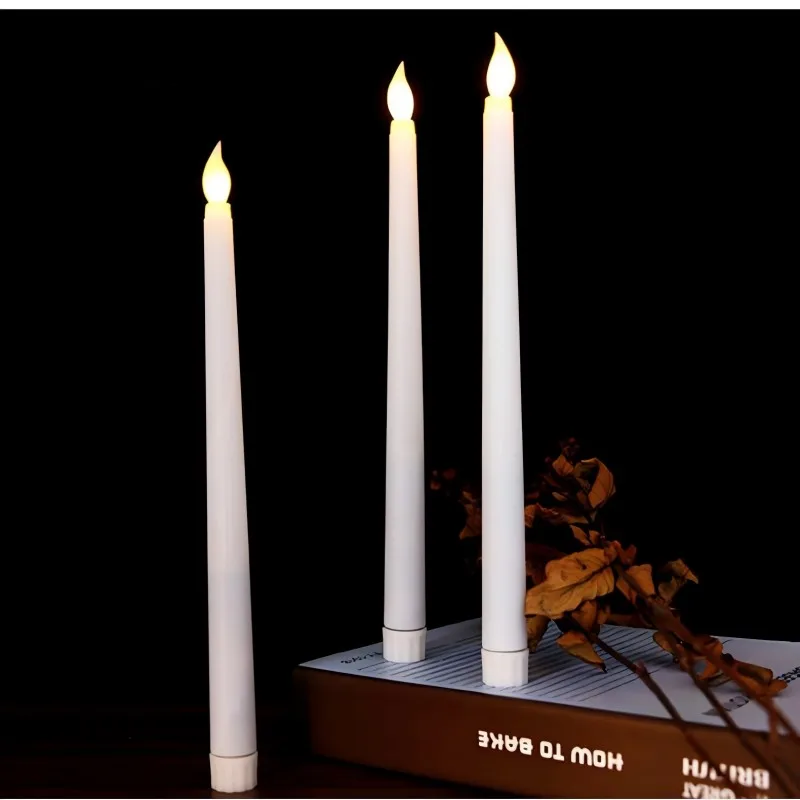 LED Candles 1pcs Halloween Christmas Tree Long Pole Candle Light Creative Birthday Simulation led candles