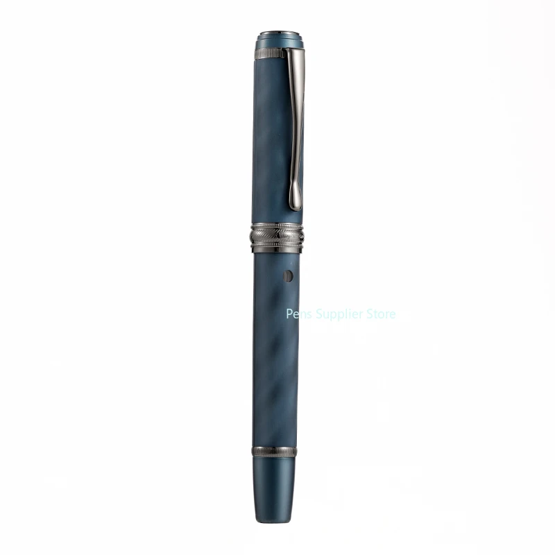 Hongdian N10 Piston Fountain Pen #8 Extra Fine / Fine Nib , Aluminium Writing Office Gift Ink Pen