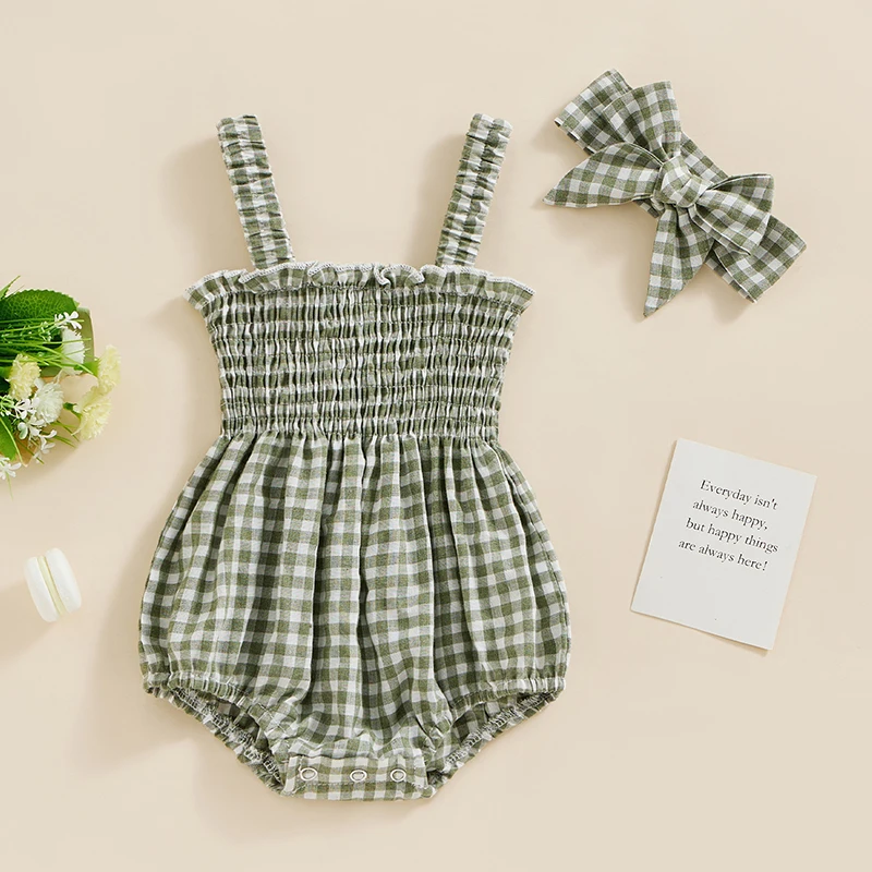 Newborn Baby Girl Summer Fashion Jumpsuit