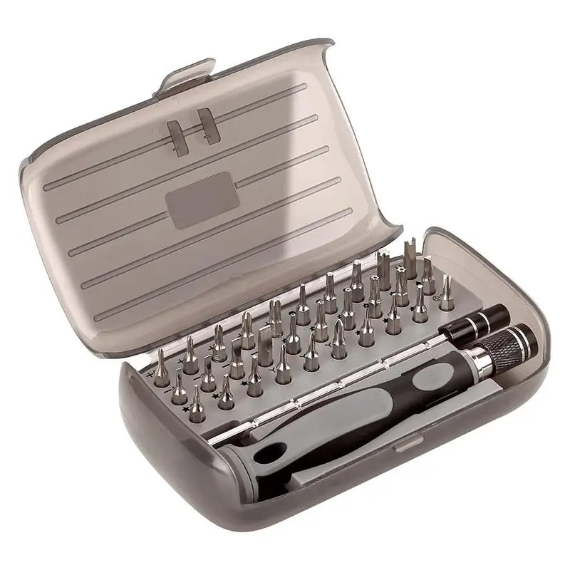 

Набор многофункциональных прецизионных отверток 32 в 1, набор инструментов для ремонта телефонов, часов, ноутбуков и очков