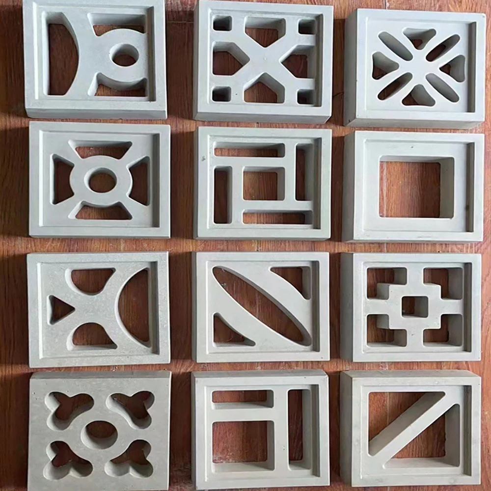 Cement Hollow Brick 3D Carving Mold 2