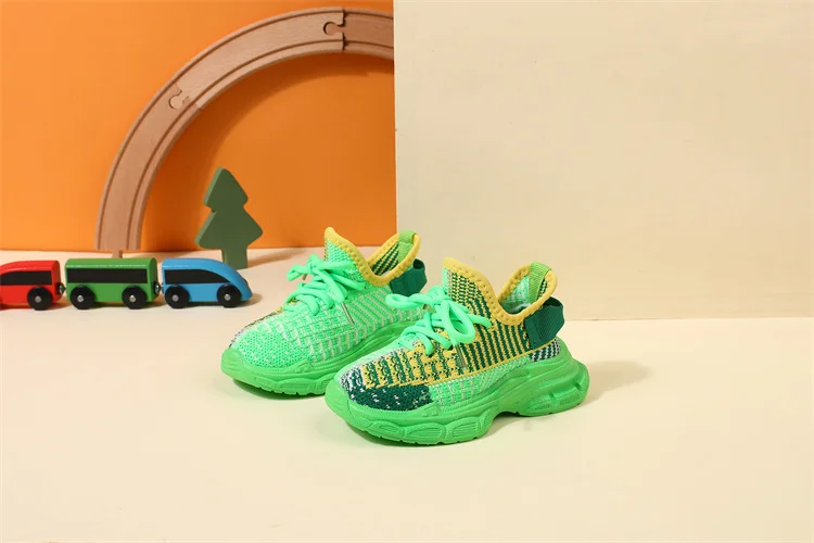 Neue Frühling/Herbst Kinderschuhe Unisex Kleinkind Jungen Mädchen Sneaker Weiche Sohle Atmungsaktives Mesh Modische Lässige Kinderschuhe – Detail 9