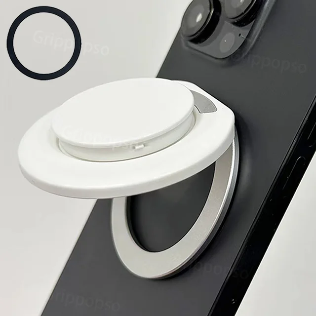 Grippopso Magnetic Cellphone Holder with Hidden Stand and Universal Desktop Mount