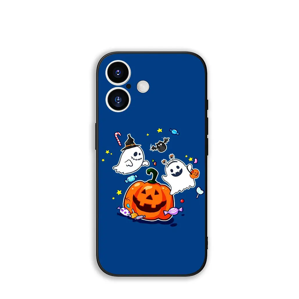 Spooky Little Ghost Halloween Pumpkin Phone Case