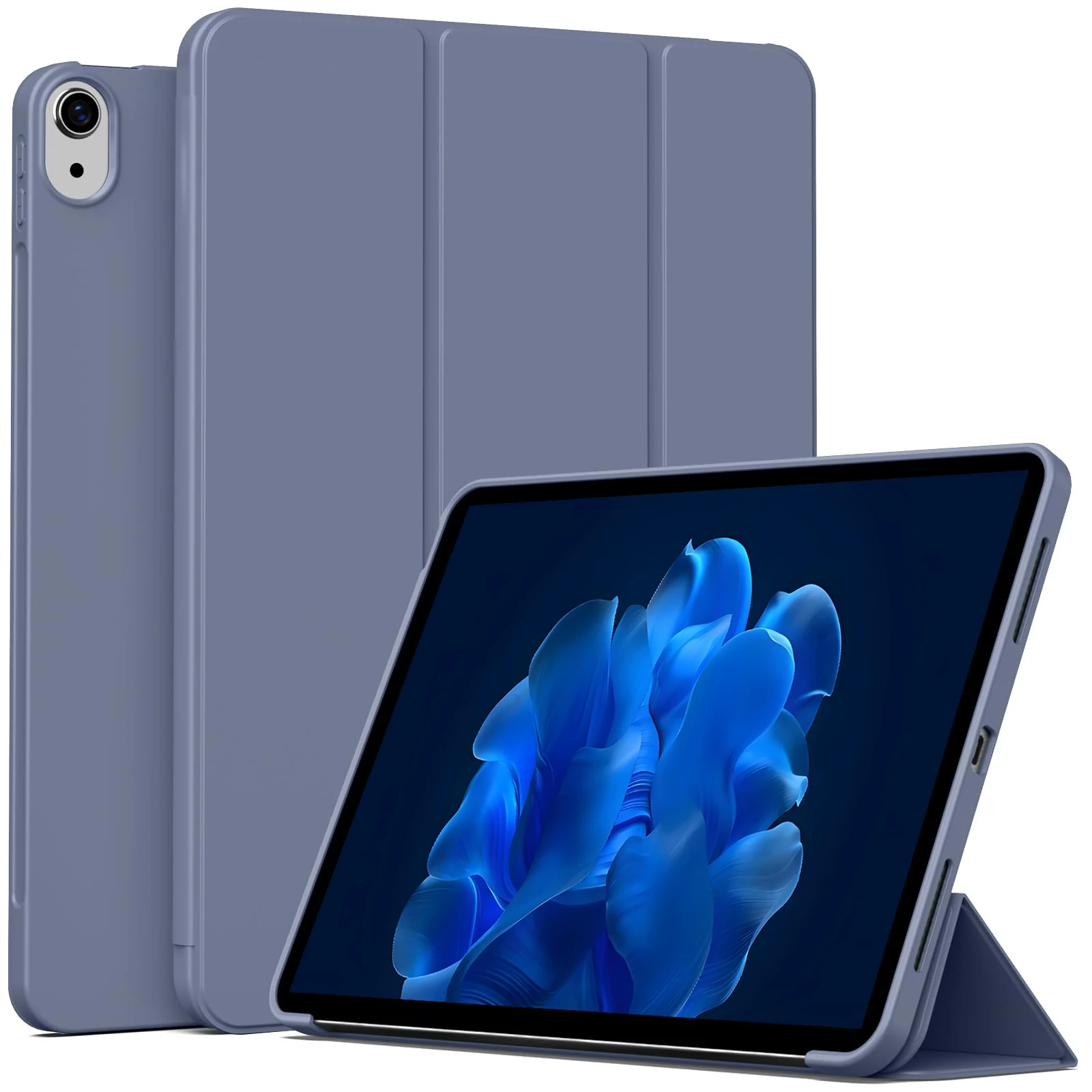 Auto Wake & Sleep Flip Smart Cover with Soft Silicone Case