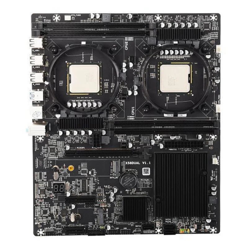 X58 Dual Channel Motherboard for Xeon L5520 CPU 2.26GHz DDR3 1066