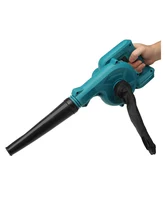  2 In 1 Cordless Electric Air Blower & Suction Handheld Leaf Computer Dust Collector Cleaner Turbo Fan For Makita 18V Battery 