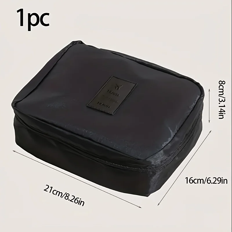 Multi-Compartment Travel Cosmetic Bag 6