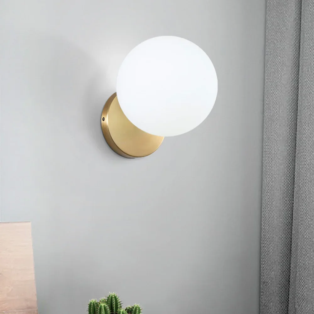 

E27 Interior LED Wall Lamp Indoor Modern Nordic Vintage Retro Simple Sconce Light Wall for Bedroom Dining Living Room Background