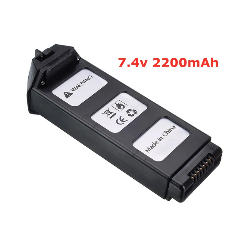 Batterie Drone 7.4V 2200mAh - Chargeur Inclus - Haute Capacité