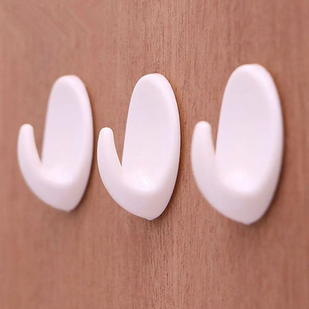 1/5pcs Bathroom Home Kitchen Hanger Self-Adhesive Storage Rack Multifunctional Clasps Hooks Home Organization