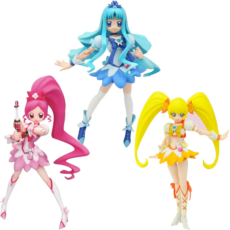 

Stock Original S.H.Figuarts Cure Blossom Kurumi Erika Cure Sunshine Pretty Cure 13cm Authentic Collection Model Animation