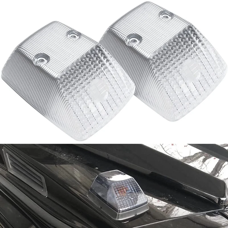 

2Pcs Car Turn Signal Corner Lamp Lenses Cover For Mercedes Benz G CLASS SUV W463 G500 G550 G55 4638260057 A4638260057