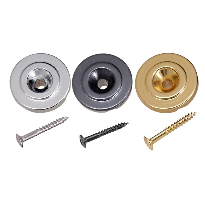 

2шт круглые направляющие с прорезями и крепежным винтом для гитары и баса