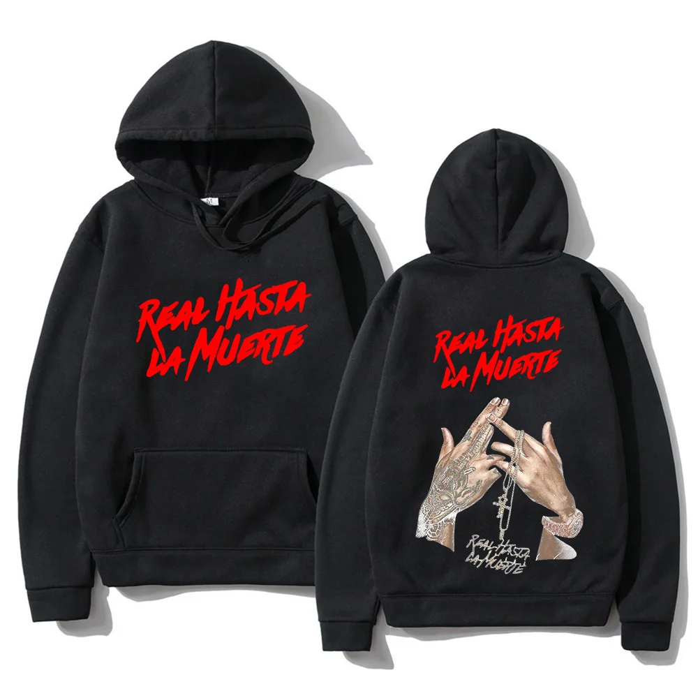 

Anuel AA Printed Hoodies Sweatshirt Coat Real Hasta La Muerte casual Tracksuit Costume Men Women Clothing Anime Pullover Hoodie