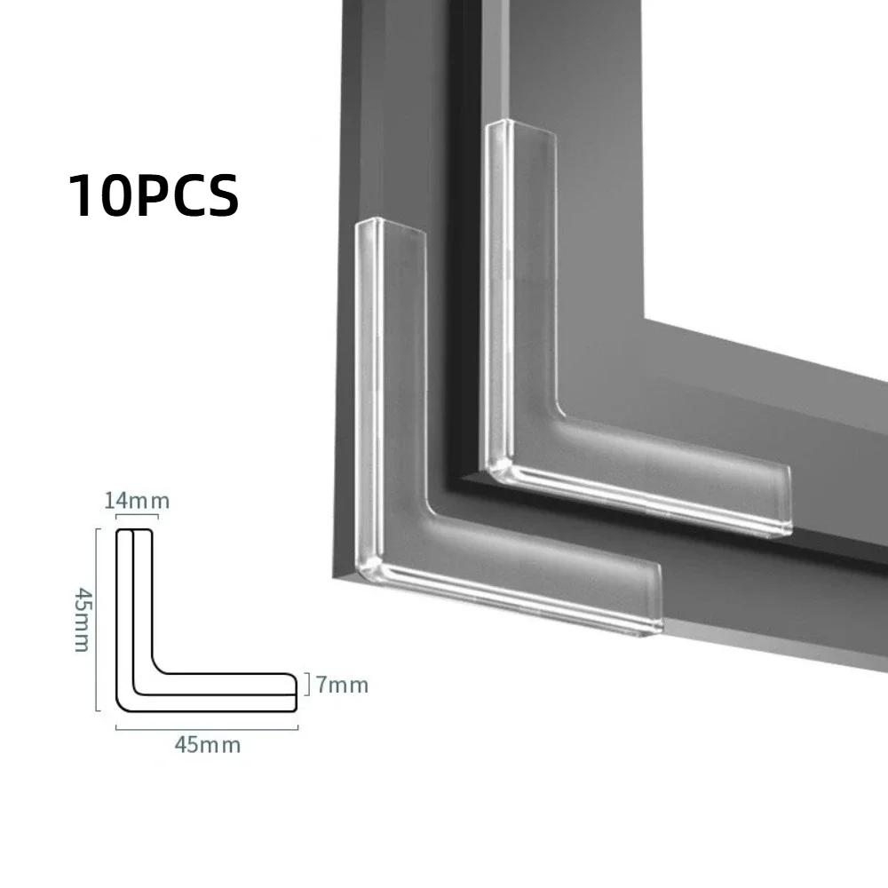 Transparent PVC Child Safety Window Corner Protection Covers