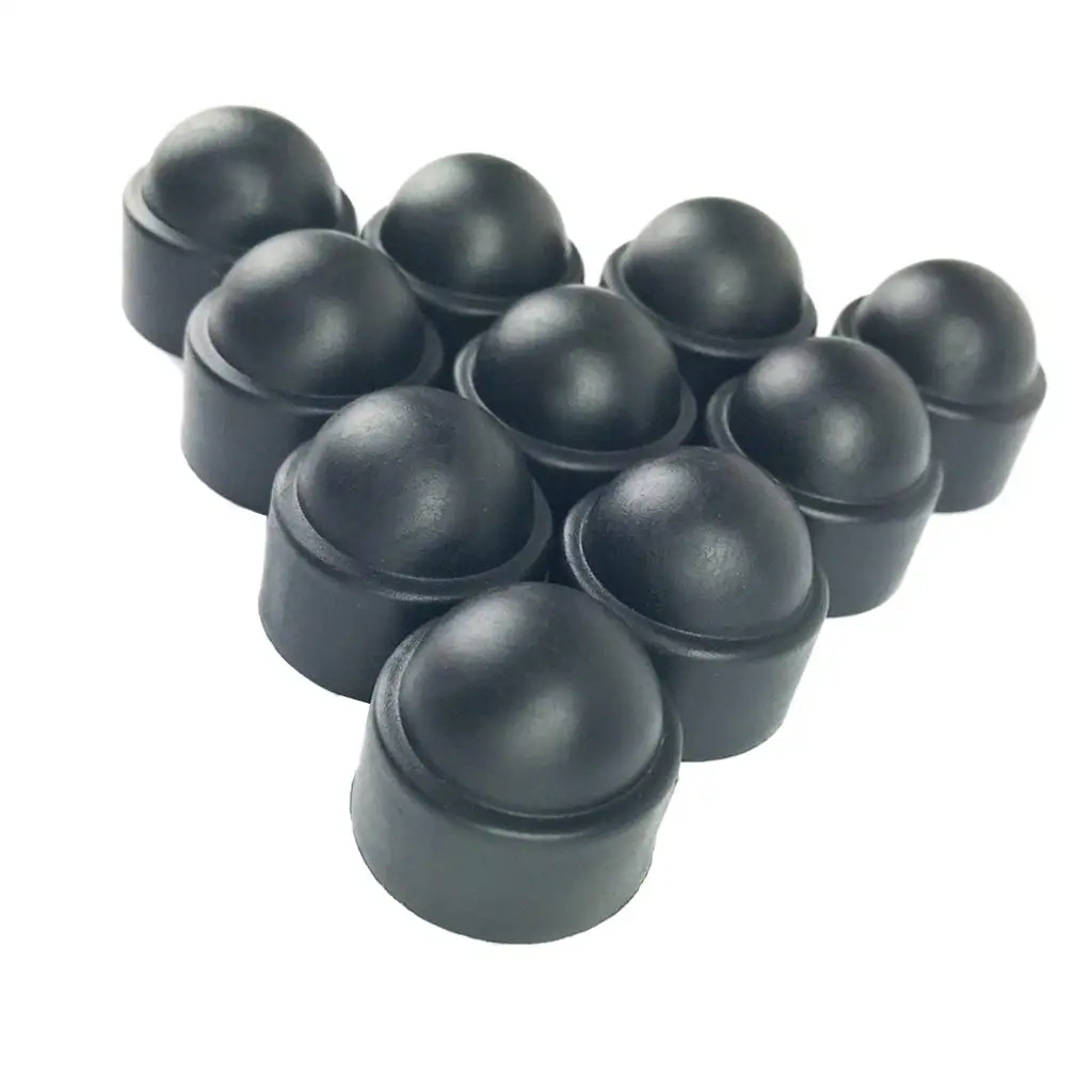 25MM Wheel Nut Covers Lug Nut Center Covers Screw Cover Protector Black