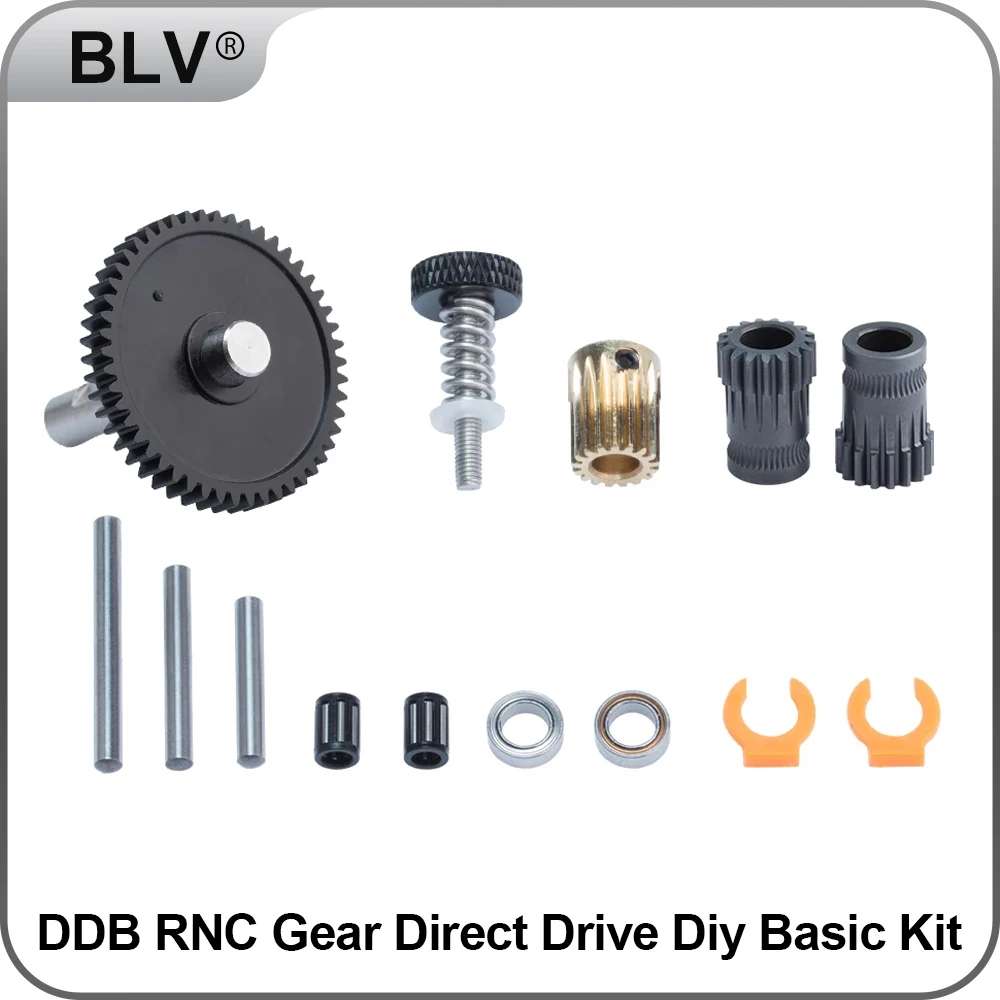 

BLV®IDG GEAR KIT Integrated Shaft Direct Drive Gear Hardening steel nickel plating For DDB Voron Cw1 Cw2 Extruder