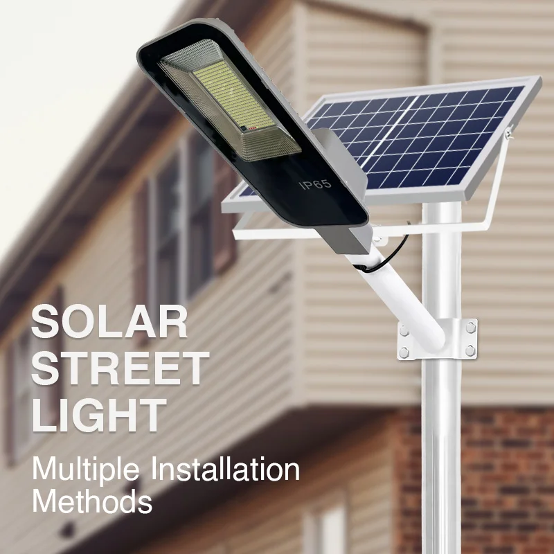 Super bright solar street lamp outdoor road lamp 370LED, 7500K, IP65 waterproof, remote control, garden, playground, terrace. 4