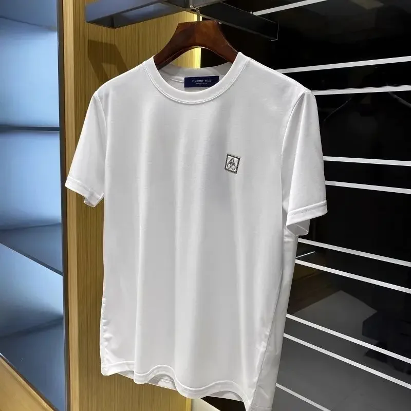 new light luxury summer boxed small scissors short-sleeved printed pure cotton top short-sleeved top T-shirt