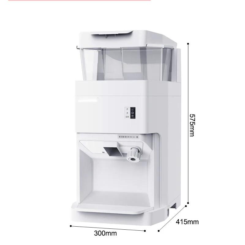 

MLT-189 400kg/h Shaved Ice Machine 6L Capacity Hot Pot Restaurant Platter Special Taro Ball Fruit Smashing Ice Machine