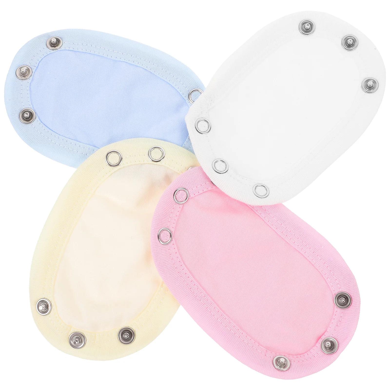 

4 Pcs Baby Extender Bodysuit for Toddlers Button Jumpsuits Extenders Snap