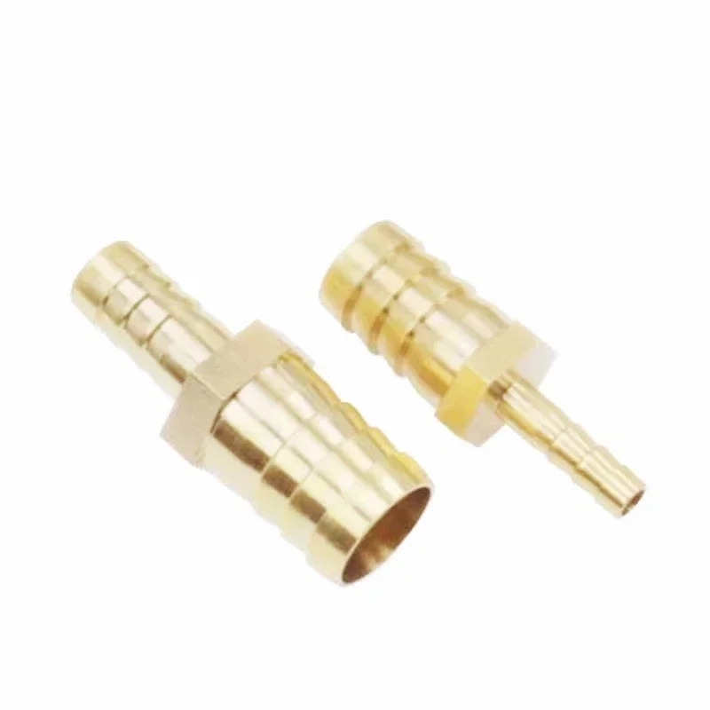 Brass Straight Hose Pipe Fitting Equal Barb 4mm 5mm 6mm 8mm 10mm 12mm 16mm 19mm 25mm Gas Copper Barbed Coupler Connector Adapter hose pipe fitting