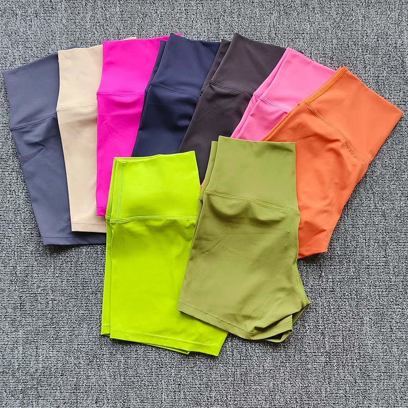 Women Fitness Sport Short High Waist Yoga Short Legging Bike Soft Squatting Proof Comprehensive Training Jog Athletic