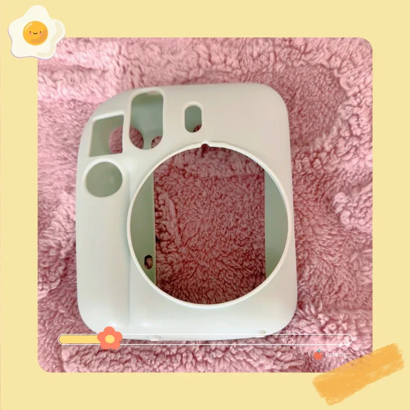 Camera Silicone Case for Fujifilm Instax Mini12 Shell Protective Cover Soft Shell Solid Color Scratch-proof Mini 12 Case