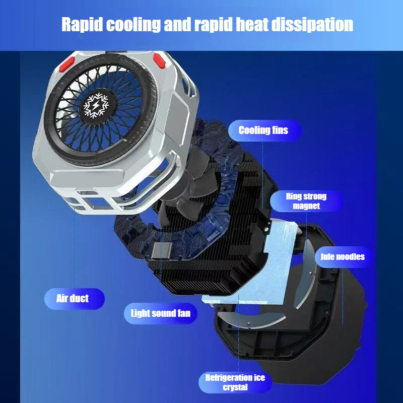 TH28 Semiconductor Phone Cooler 15V/2A High Powerful Cooling Radiator Multi Gears Adjustable Temperature Control With_voghion.com
