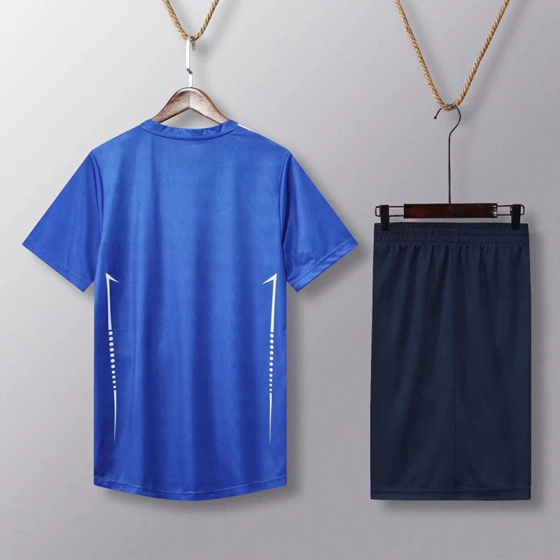 Short Sleeve Volleyball Uniform Men Volleyball Shirt Shorts Kit Jersey Set Training Suit Running Athletic Sportswear