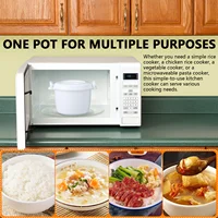 Récipient de cuisson multifonction pour micro-ondes, cuiseur à riz, récipient alimentaire 2
