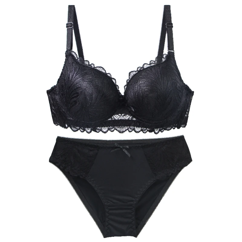 DaiNaFang Set reggiseni push up per donna traspirante Lift 34/75 36/80 38/85 40/90 42/95 BC Cup intimo Bow Lingerie - Image 5