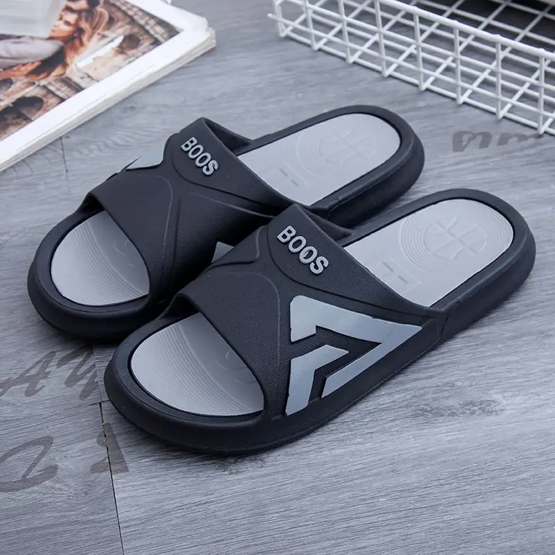 

Men's Slippers Can Be Worn Externally In Summer Non-skid Bathroom Sandals Trendy Bathroom Home Indoor For Men