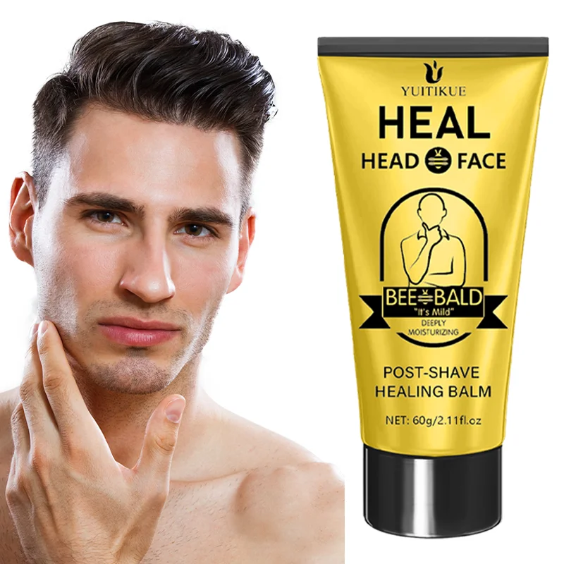 Honey aftershave cream, skincare products with honey, hyaluronic acid, aloe vera extract, suitable for all skin types