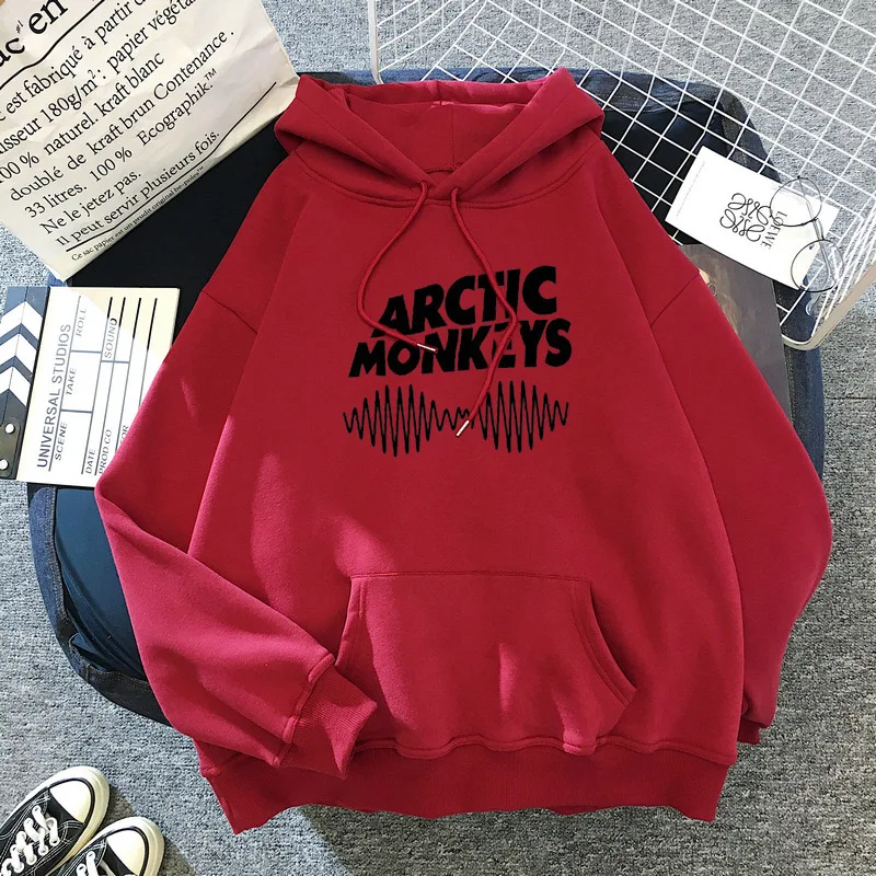 Rock Band ARCTIC MONKEYS Print Hoodies Autumn Men Women's Fashion Hip Hop Tracksuit Rapper Hoodie Women Sweatshirt y2k Clothes