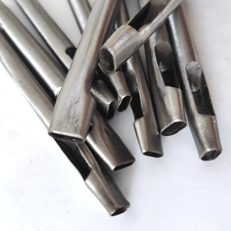 POINCON,3x8mmPoinçon De Trou De Cuir De Forme Ovale, Poinçon De Trou De Cuir En Acier Rond