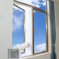 Joint de fenêtre AirLock pour climatiseur portable, 3/4M, flexible, avec fermeture éclair et adhésif rapide 2
