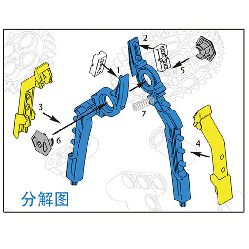 Toys Dismantled Device Building Blocks  Pliers Clip remover Tongs Tool Bricks Designer Creative Technology Accessories Parts - 6